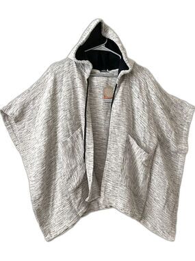 NWT Earthbound Trading Company batwing Hooded Cardigan Sweater Sz S/XS